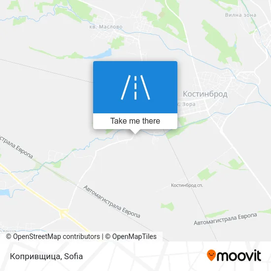 Карта Копривщица