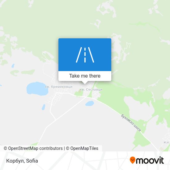 Корбул map