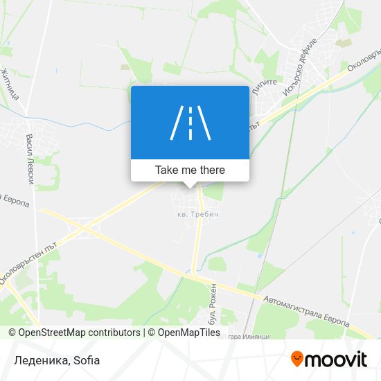 Карта Леденика