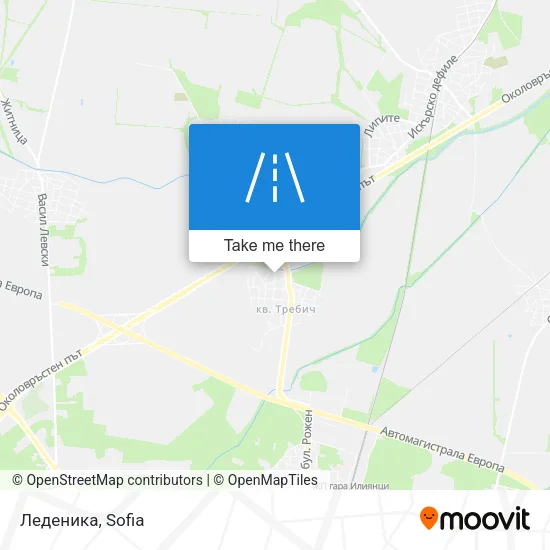 Карта Леденика