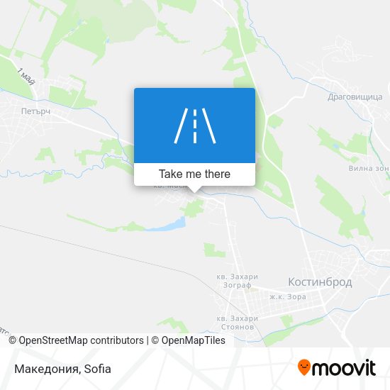 Македония map