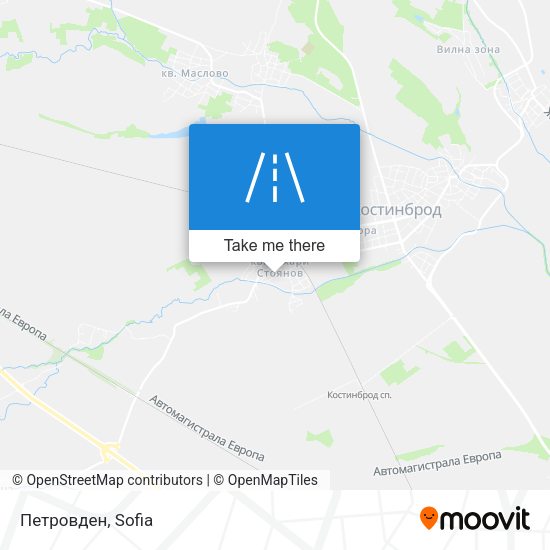 Карта Петровден