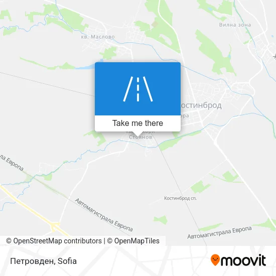 Карта Петровден