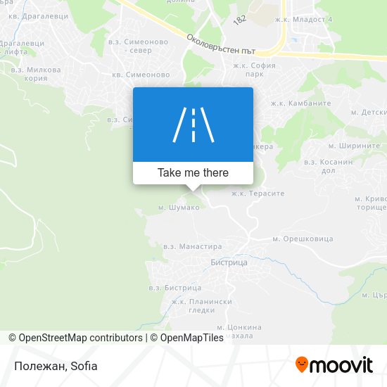 Полежан map