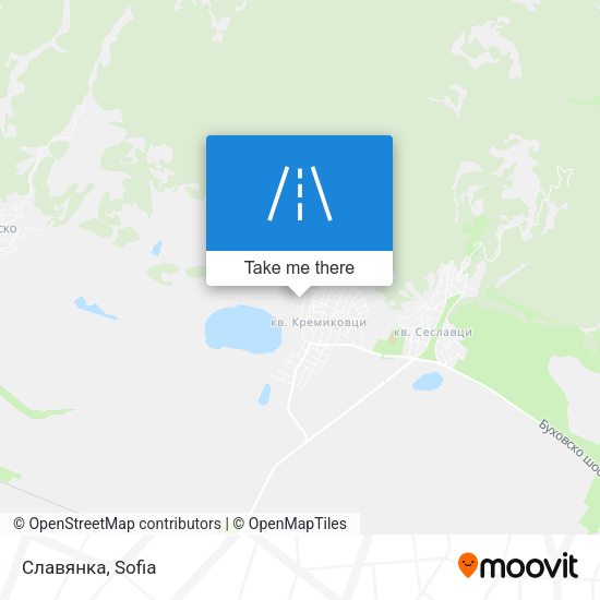 Славянка map
