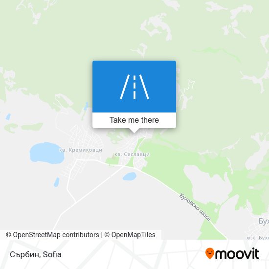 Сърбин map
