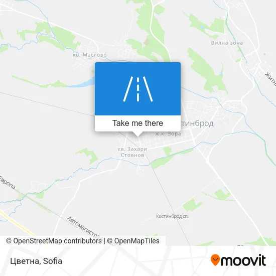 Карта Цветна