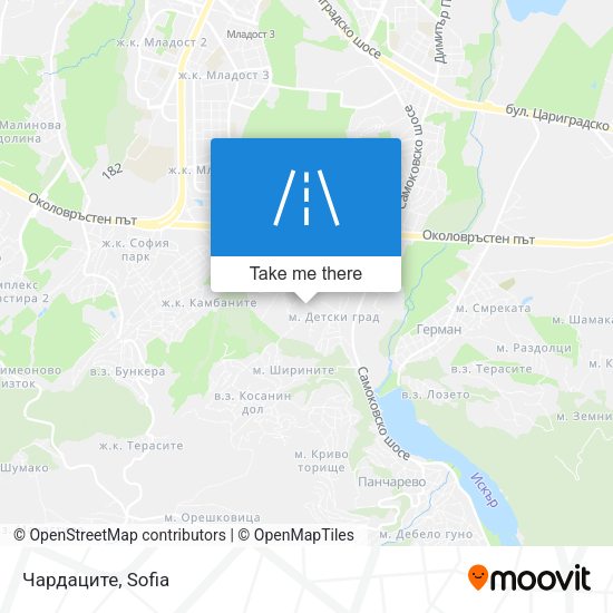 Чардаците map