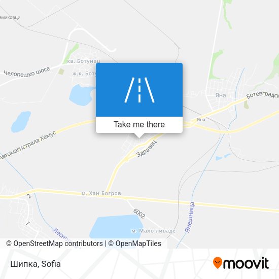 Шипка map