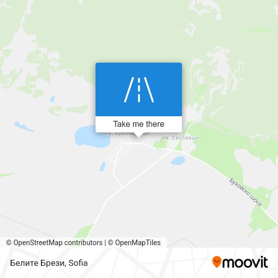 Белите Брези map