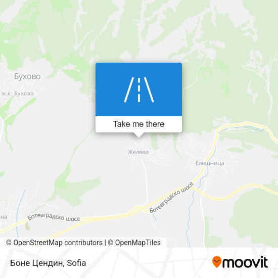 Боне Цендин map