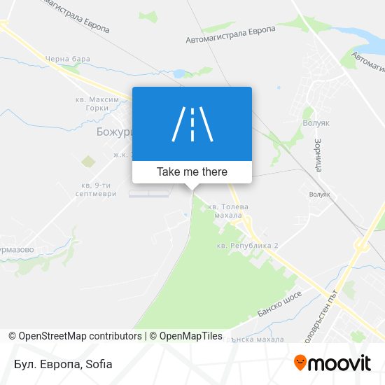 Бул. Европа map