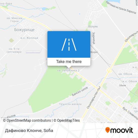 Дафиново Клонче map