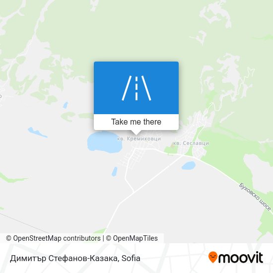 Димитър Стефанов-Казака map