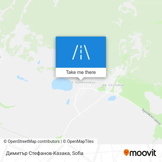 Карта Димитър Стефанов-Казака