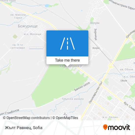 Жълт Равнец map