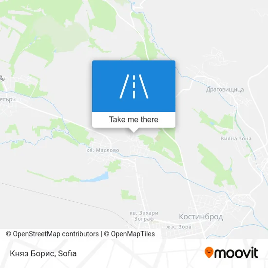 Карта Княз Борис