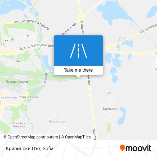 Кривински Път map