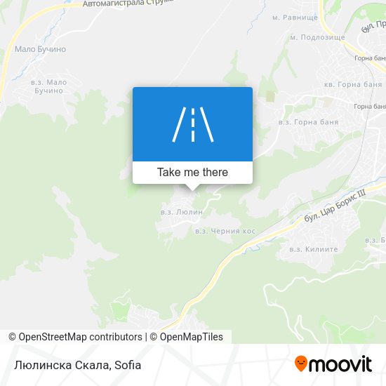 Люлинска Скала map
