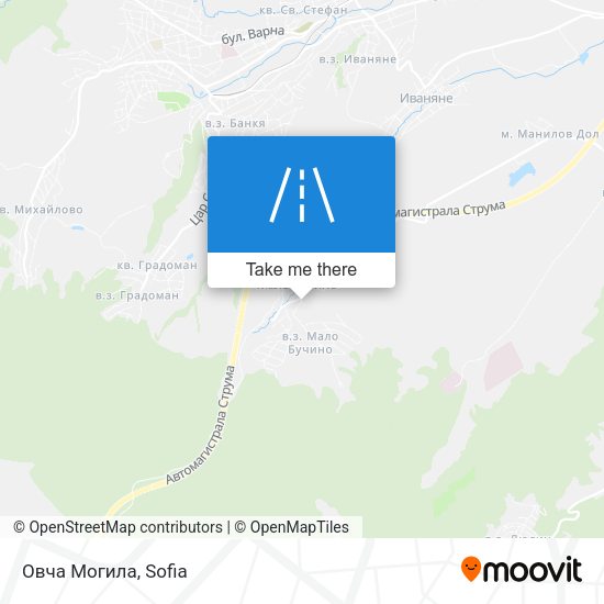 Овча Могила map
