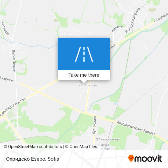 Охридско Езеро map