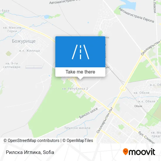 Рилска Иглика map