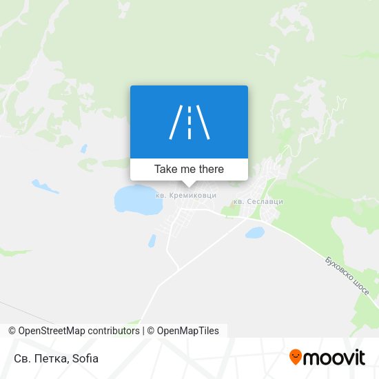 Св. Петка map