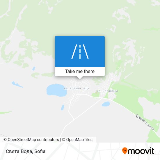 Света Вода map