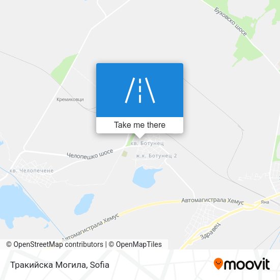 Тракийска Могила map