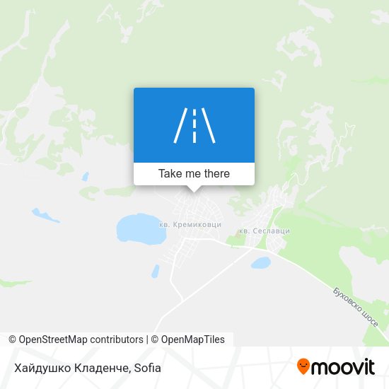 Карта Хайдушко Кладенче