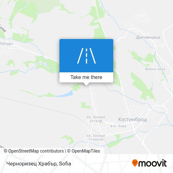 Карта Черноризец Храбър