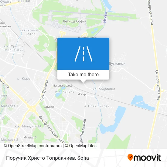 Карта Поручик Христо Топракчиев