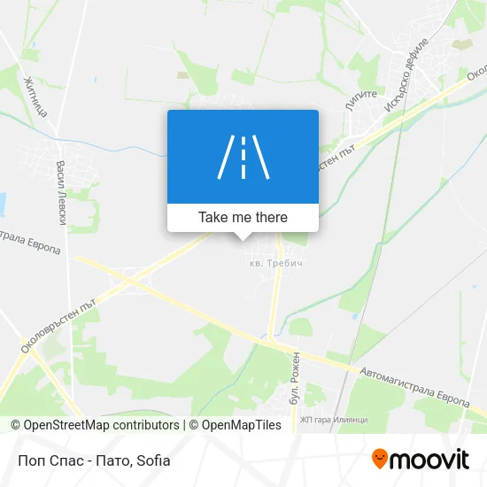 Карта Поп Спас - Пато