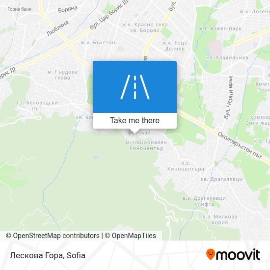 Лескова Гора map