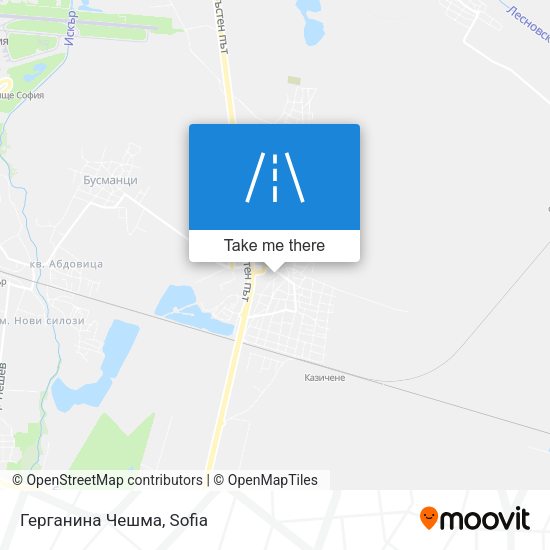 Герганина Чешма map