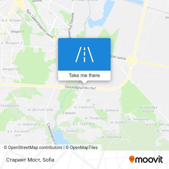 Старият Мост map