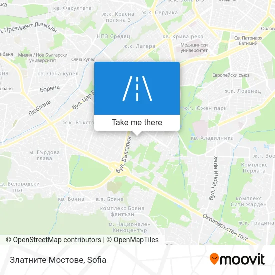 Карта Златните Мостове