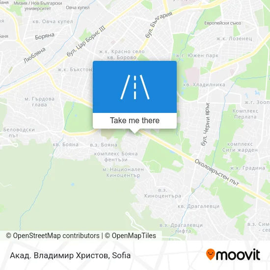 Акад. Владимир Христов map