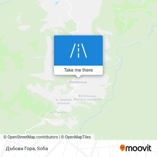 Дъбова Гора map