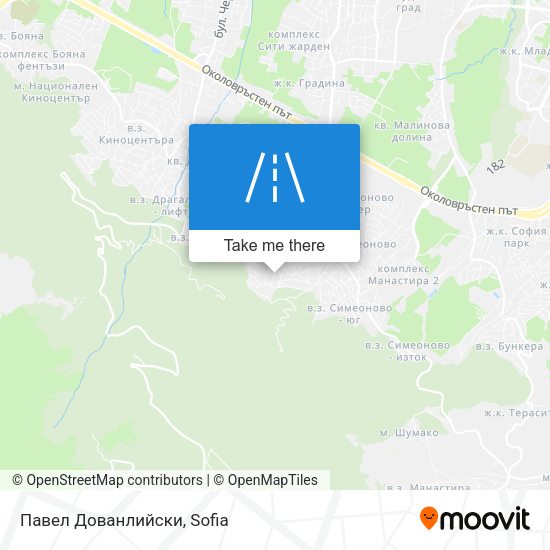 Карта Павел Дованлийски