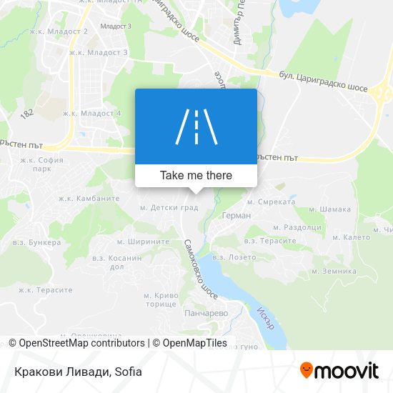Кракови Ливади map