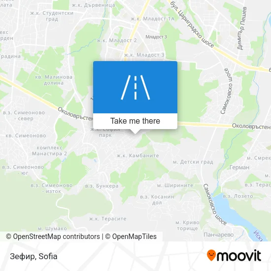 Зефир map