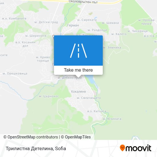 Карта Трилистна Детелина