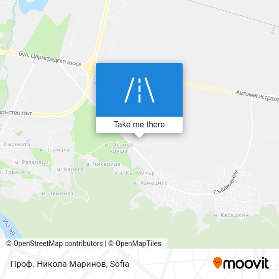 Карта Проф. Никола Маринов