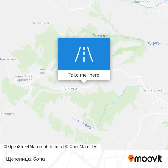 Щетеница map