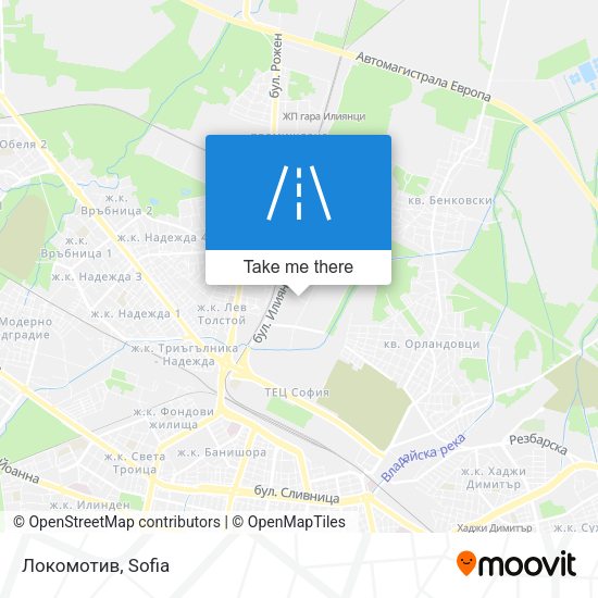 Карта Локомотив