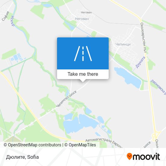 Дюлите map