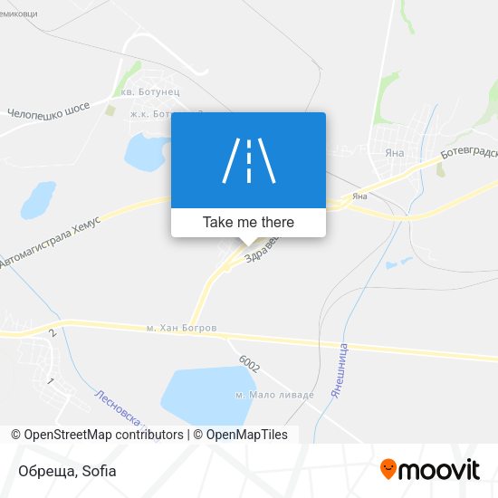 Обреща map
