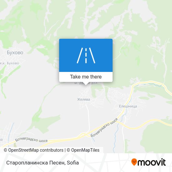 Старопланинска Песен map