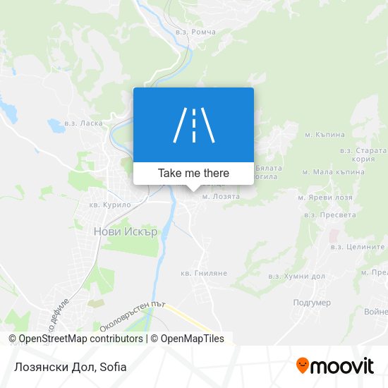 Лозянски Дол map